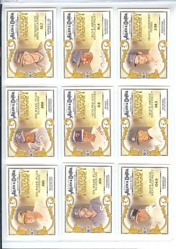2018 topps allen - topps, ginter